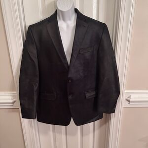Lauren Ralph Lauren Faux Suede Black Blazer